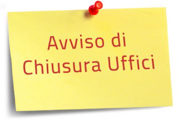 Chiusura estiva Ufficio Tecnico Area Territorio e Suap